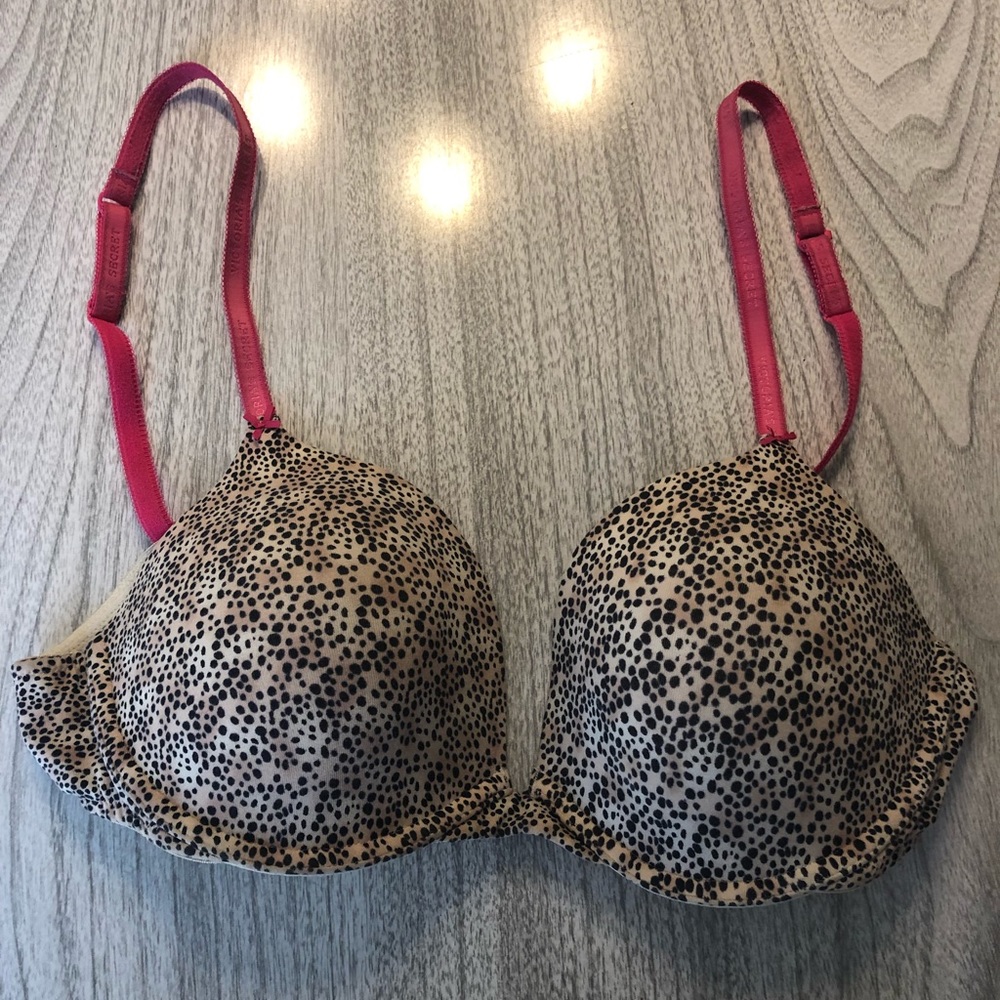 VS Very Sexy Push Up Bra Leopard & Pink
